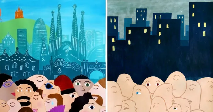 I Made Different Cities Where I Have Been From My Point Of View