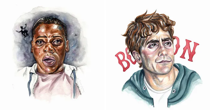 I Illustrate The Portraits Of My Favorite Actors In (What I Believe To Be) Their Most Iconic Roles