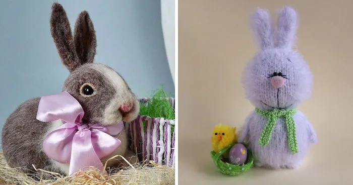 12 Handmade Easter Bunnies To Bring You Festive Mood