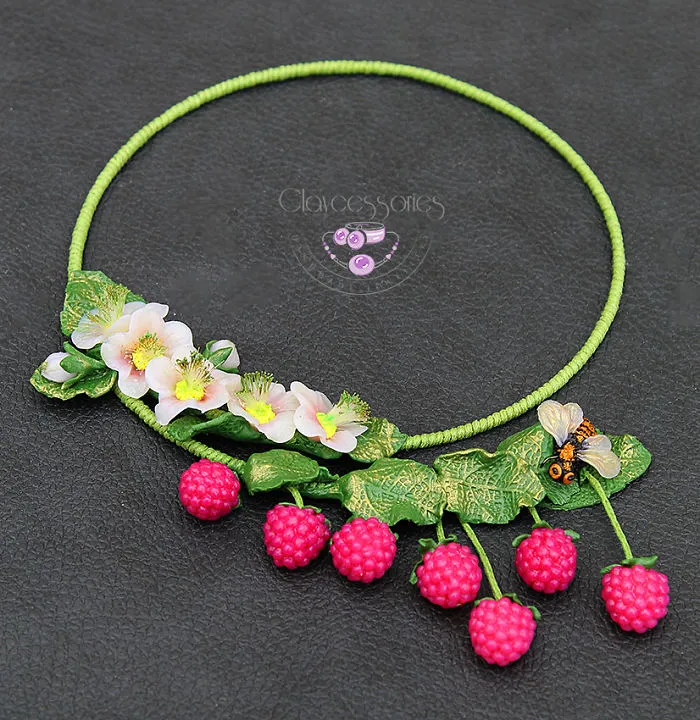 I Use Polymer Clay To Create Floral Jewellery