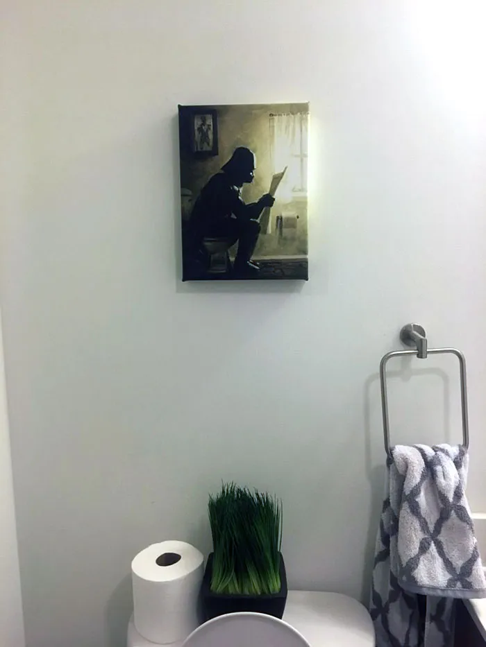 I Let My Husband Decorate The Bathroom