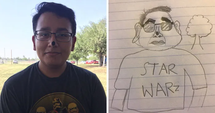 Student Takes Portrait Requests, And The Result Is So Hilariously Bad That People Want More