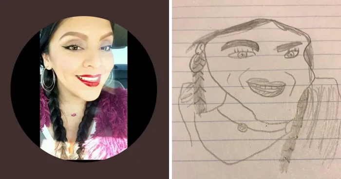 Student Takes Portrait Requests, And The Result Is So Hilariously Bad That People Want More
