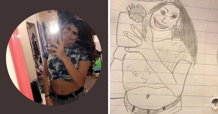 Student Takes Portrait Requests, And The Result Is So Hilariously Bad That People Want More