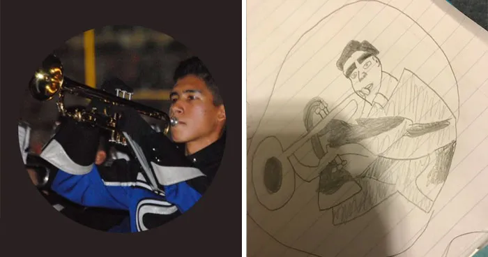 Student Takes Portrait Requests, And The Result Is So Hilariously Bad That People Want More