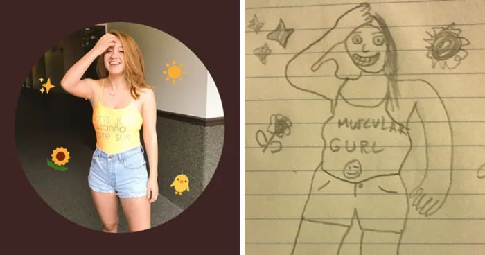 Student Takes Portrait Requests, And The Result Is So Hilariously Bad That People Want More