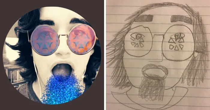 Student Takes Portrait Requests, And The Result Is So Hilariously Bad That People Want More
