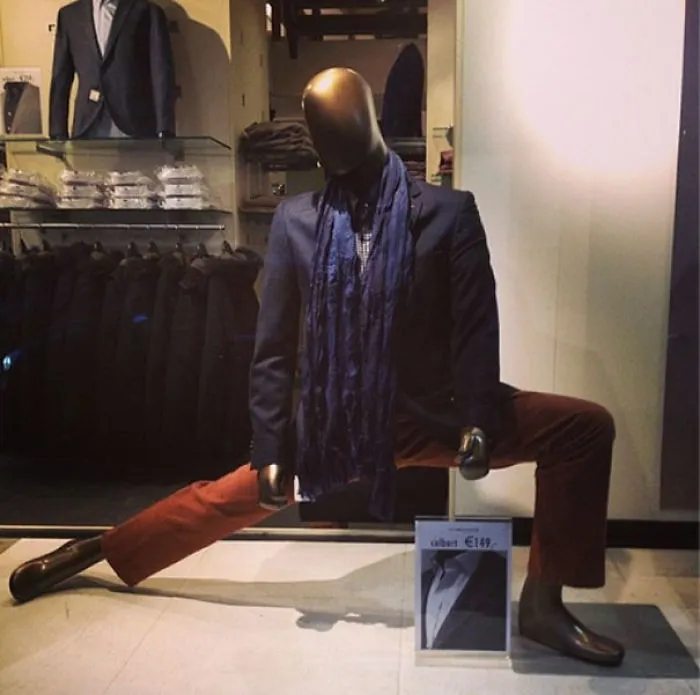 Maniquí en Holanda