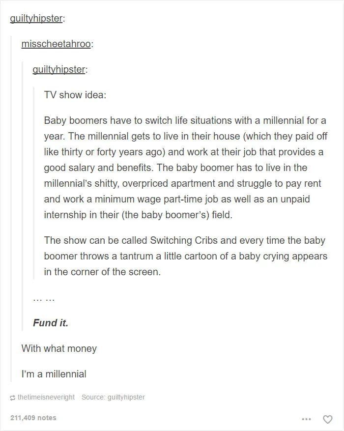 81 Times Millennials Got So Tired Of Baby-Boomers They Just Had To Clapback