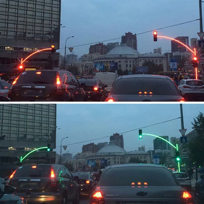 These Traffic Lights In Ukraine