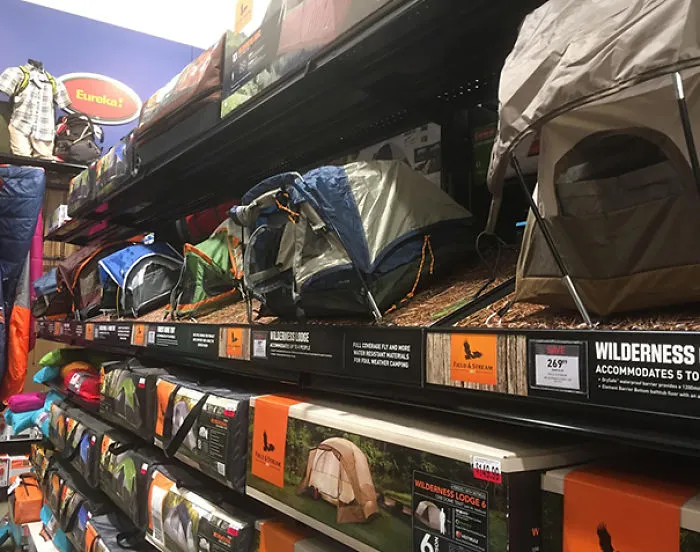 Tiendas de campaña diminutas para ver lo que estás comprando