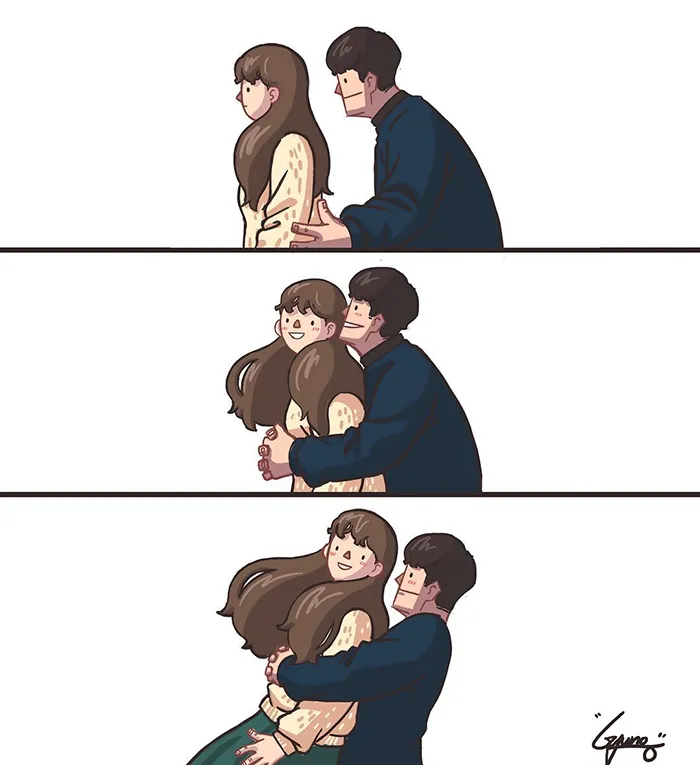 41 Couple Comics That Are Too Relatable If You Have A Clingy And Cute Girlfriend