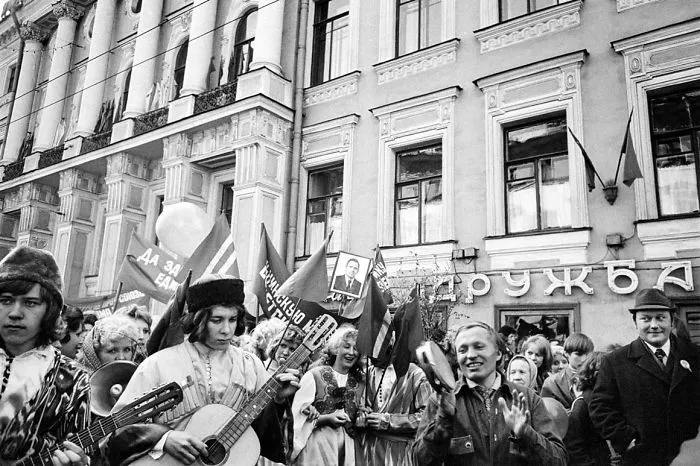 Nevsky Prospekt, Leningrad, USSR, 1975