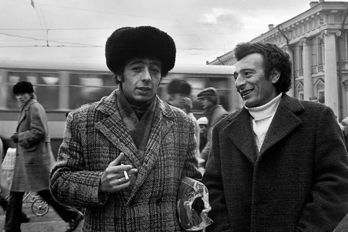 Retrato callejero en San Petersburgo, 1976