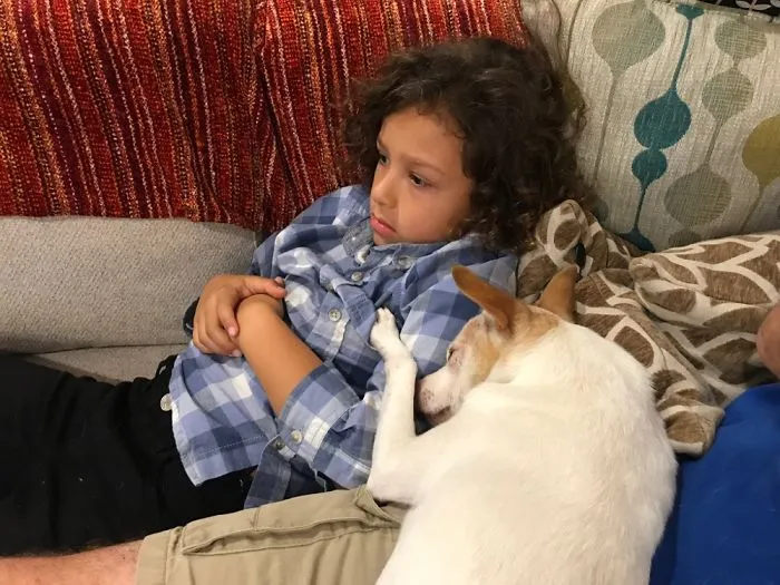 Grandson Niko With Chase.