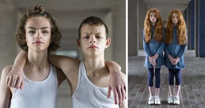 Portraits Of Identical Twins Show Just How Different They Are