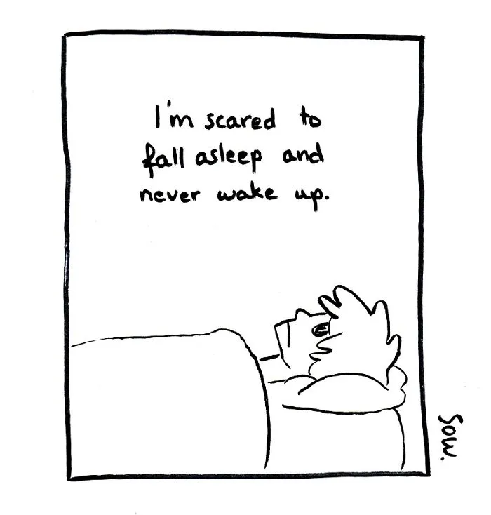 I Illustrate My Darkest Thoughts To Help People Understand What It's Like To Suffer From Mental Illness