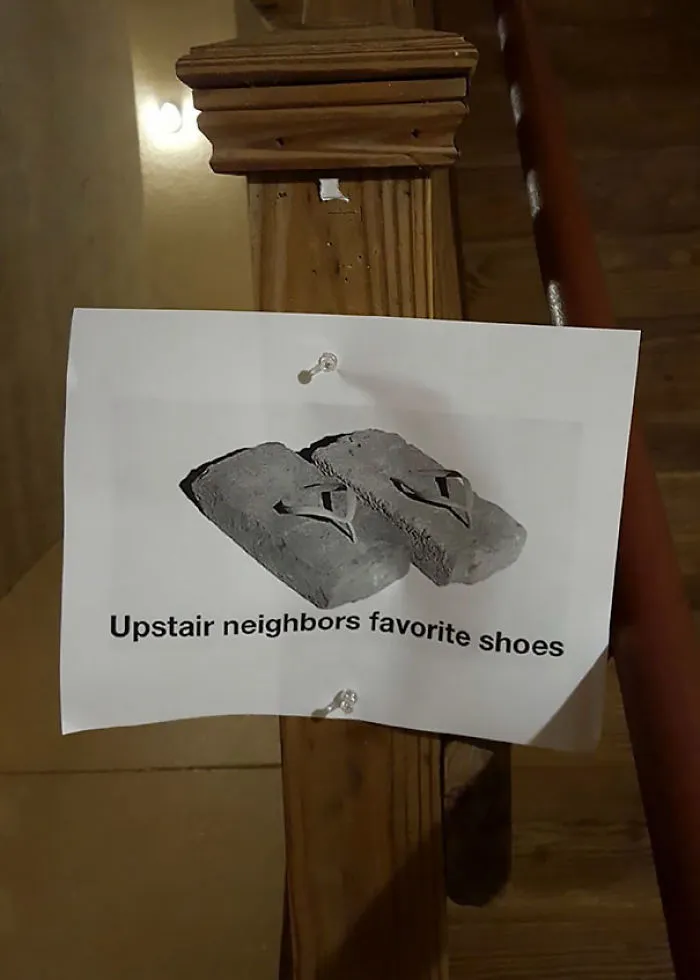 Los zapatos favoritos del vecino de arriba