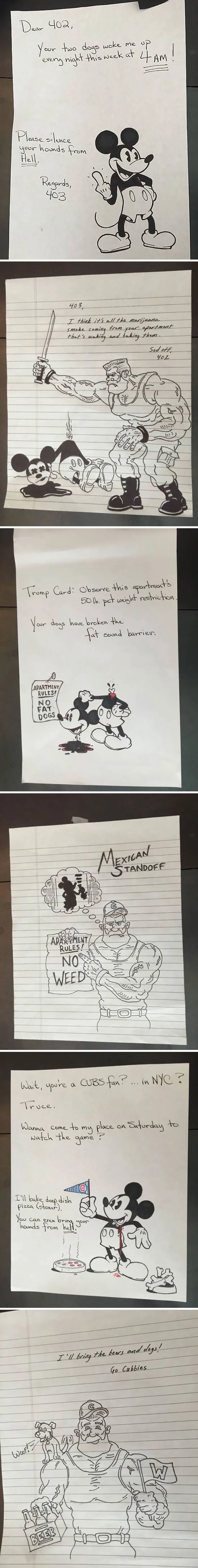 Neighbor Feud Takes An Amusing Turn