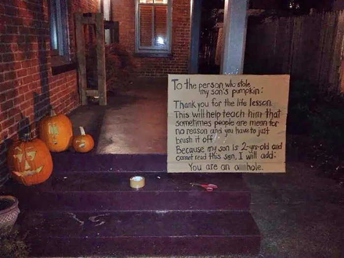 One Of My Neighbors Put This Sign Up. Bravo!