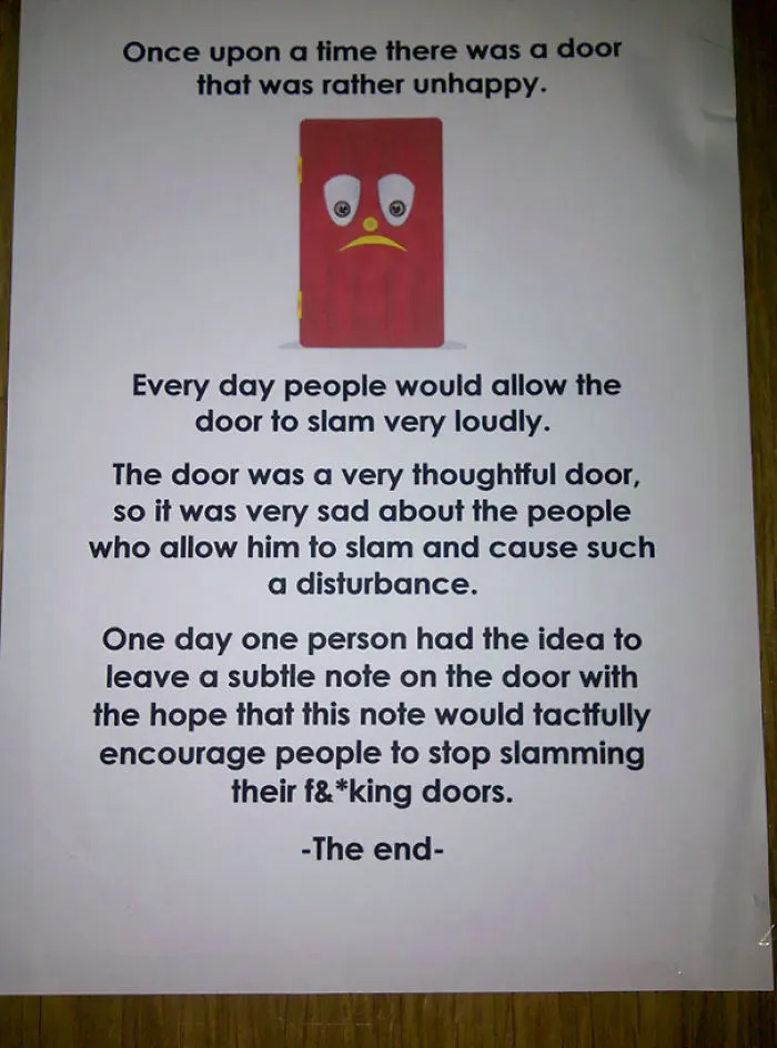 The Unfinished Story Of The Unhappy Door