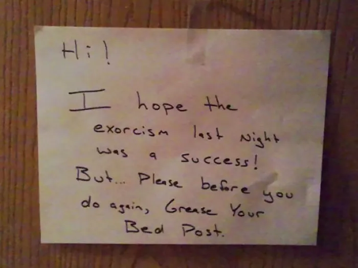 Saw This On My Neighbor's Door This Morning