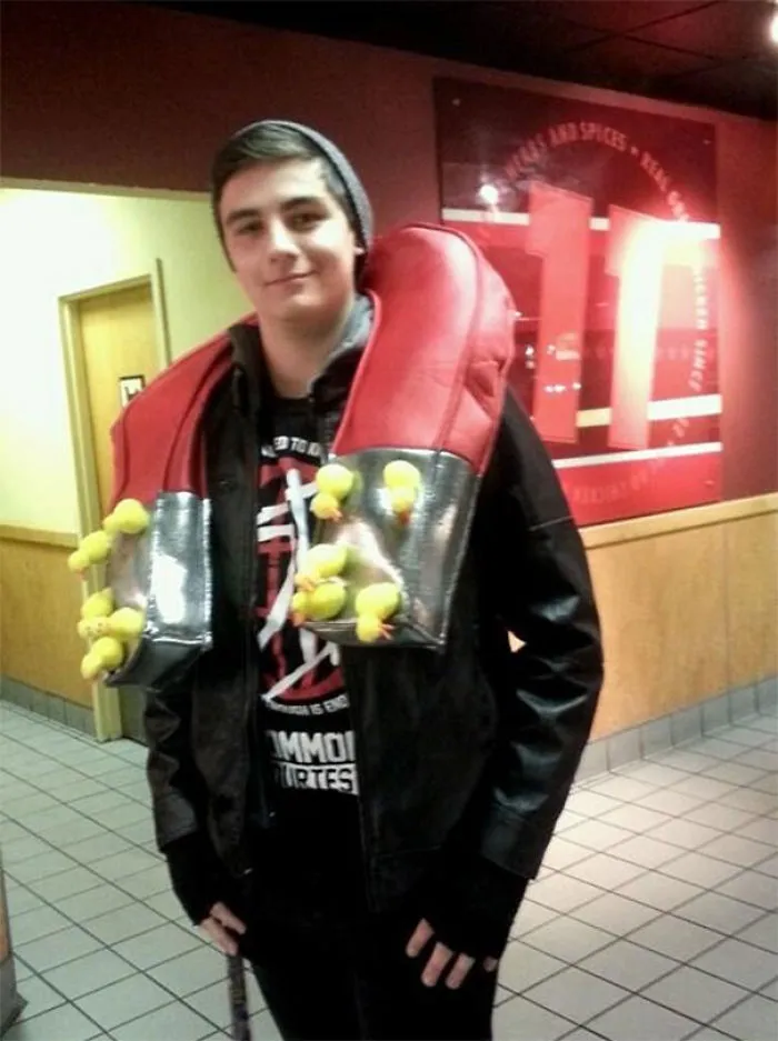 Took A While For Anyone To Figure Out What I Was In My Costume. I Was A Chick Magnet