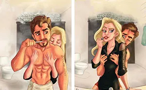 30 Divertidos cómics que resumen perfectamente cómo es una relación larga