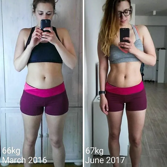 It's A Comparison Of Over A Year. This Transformation Could Be Done Within 3 Months