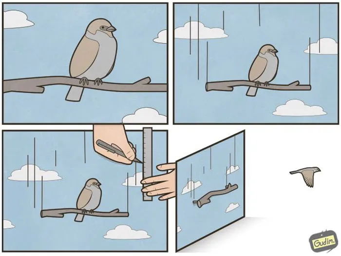 75 Sarcastic Illustrations By Gudim That You'll Need To See Twice To Understand Completely (New Pics)