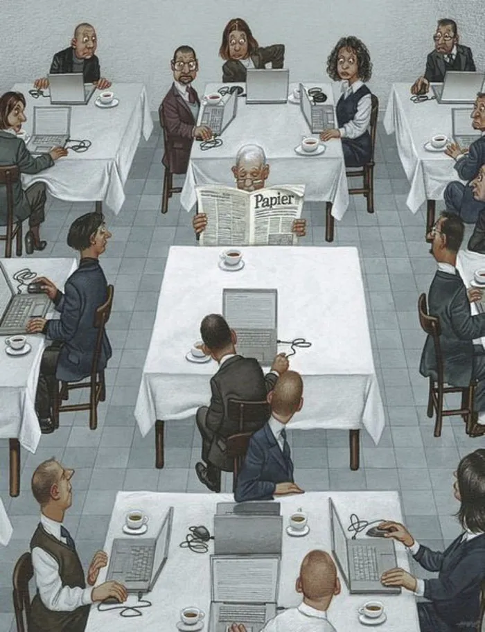 Lo que está mal con la sociedad actual captado en 31 honestas ilustraciones de Gerhard Haderer