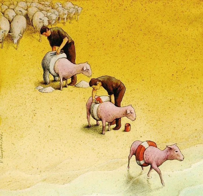 78 More Brutally Honest Illustrations By Pawel Kuczynski Show What’s Wrong With Today’s Society