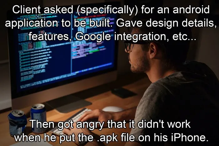 Client Asked For An Android Application To Be Built. Gave Design Details, Features, Google Integration, Etc...