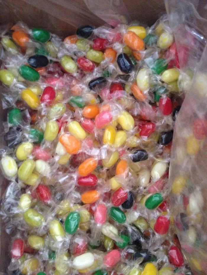 Encargué 2 kilos de Jelly Belly y llegaron envueltos individualmente, ¿por qué?