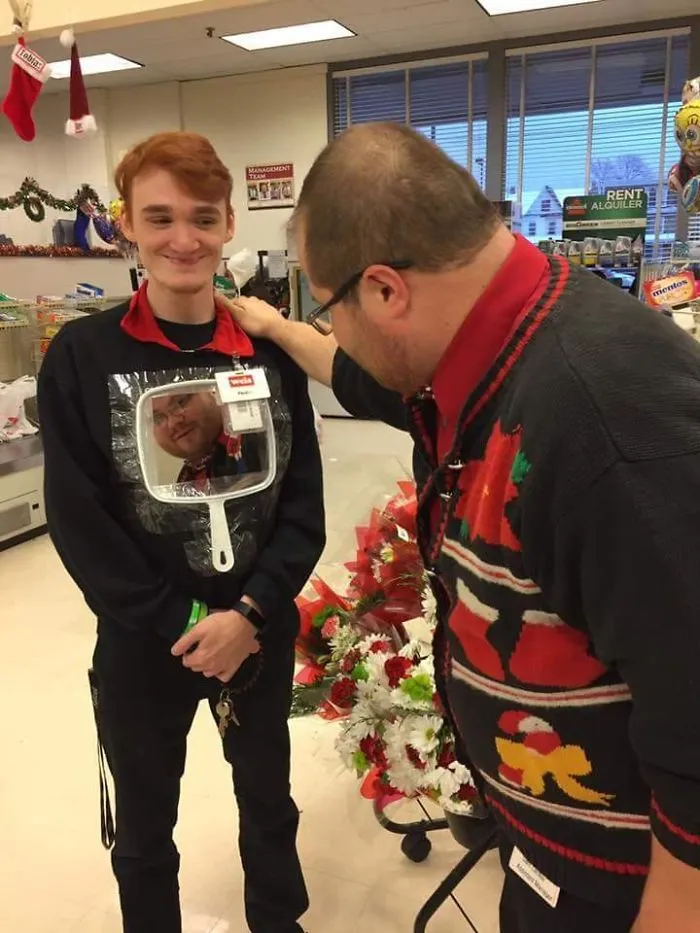 My Boss And I Had An Ugly Sweater Competition