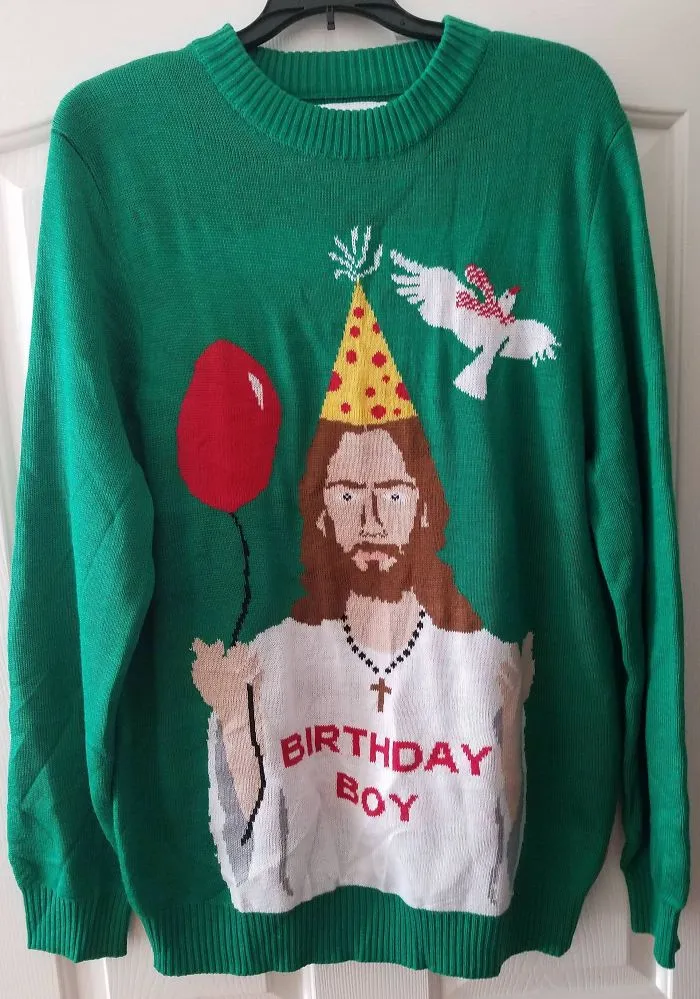 Tipsyelves Christmas Sweater. Just In Time For The Holidays! $5 At Thrift Store