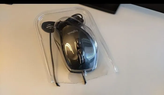 He Was Really Happy About Getting A New Mouse