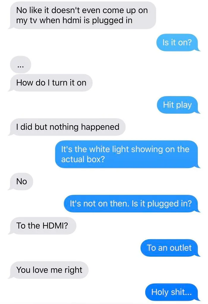 My Girlfriend, Who's In College For Brain And Behavioral Neuroscience, Moved Into Her Dorm Yesterday And Was Having Trouble Setting Up The Apple TV I Bought Her