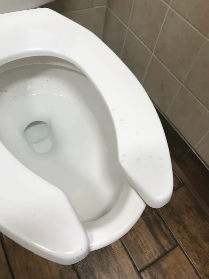 Having To Clean Up Someone Else’s Piss So The Person Behind Me Doesn’t Think I Did It