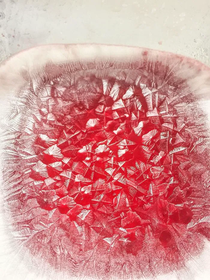I Put Jello In The Freezer To Set It Quickly And Ended Up With This Awesome Pattern