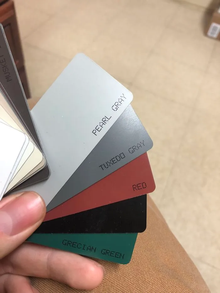 The Font On This Color Sample Is The Same Color As The Sample (Black)