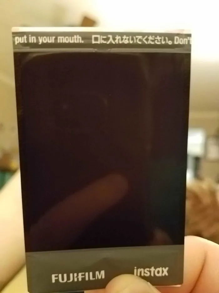 The Instructions On This Instant Film
