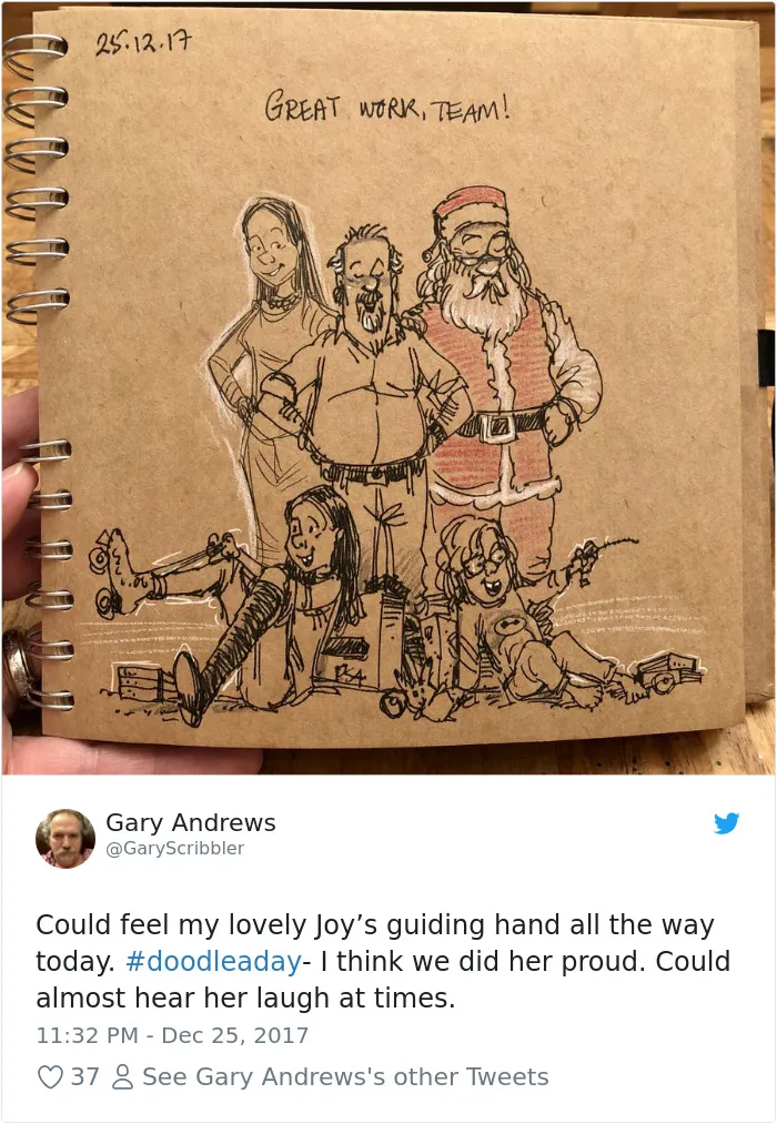 Disney Animator Illustrates Life With Two Children After His Wife Dies, And It Will Break Your Heart