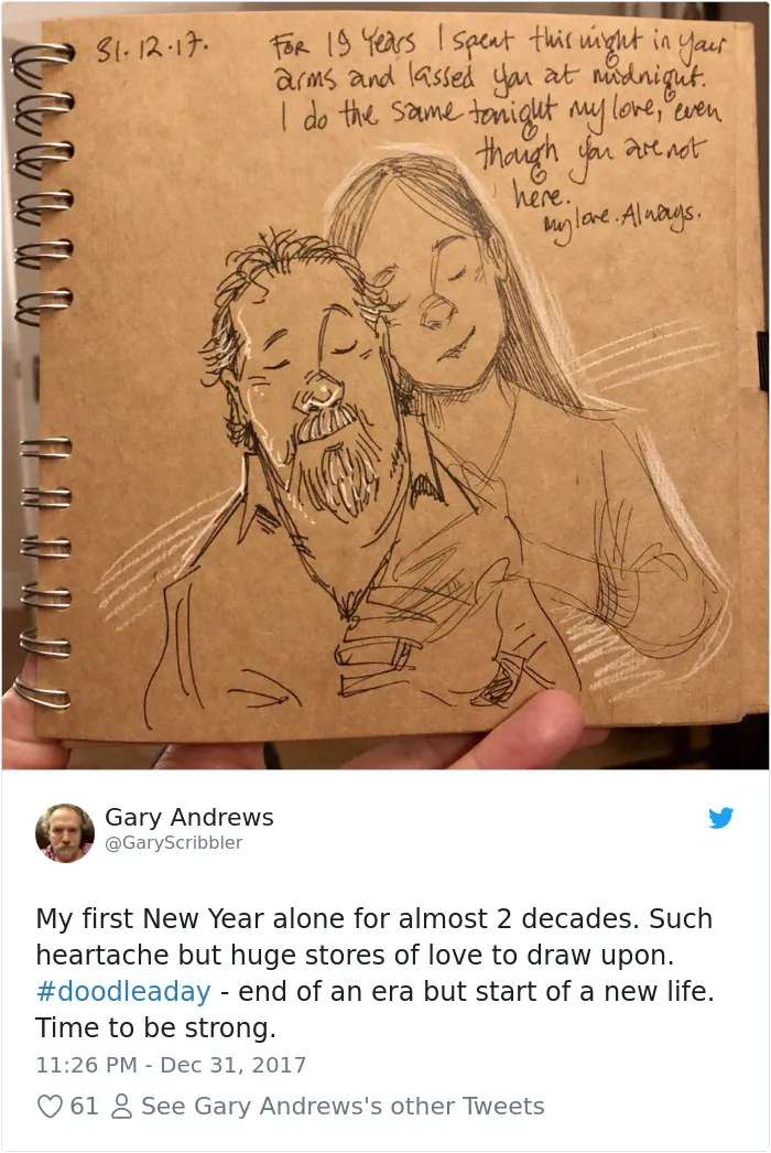 Disney Animator Illustrates Life With Two Children After His Wife Dies, And It Will Break Your Heart
