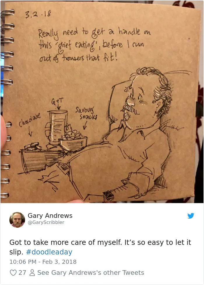 Disney Animator Illustrates Life With Two Children After His Wife Dies, And It Will Break Your Heart