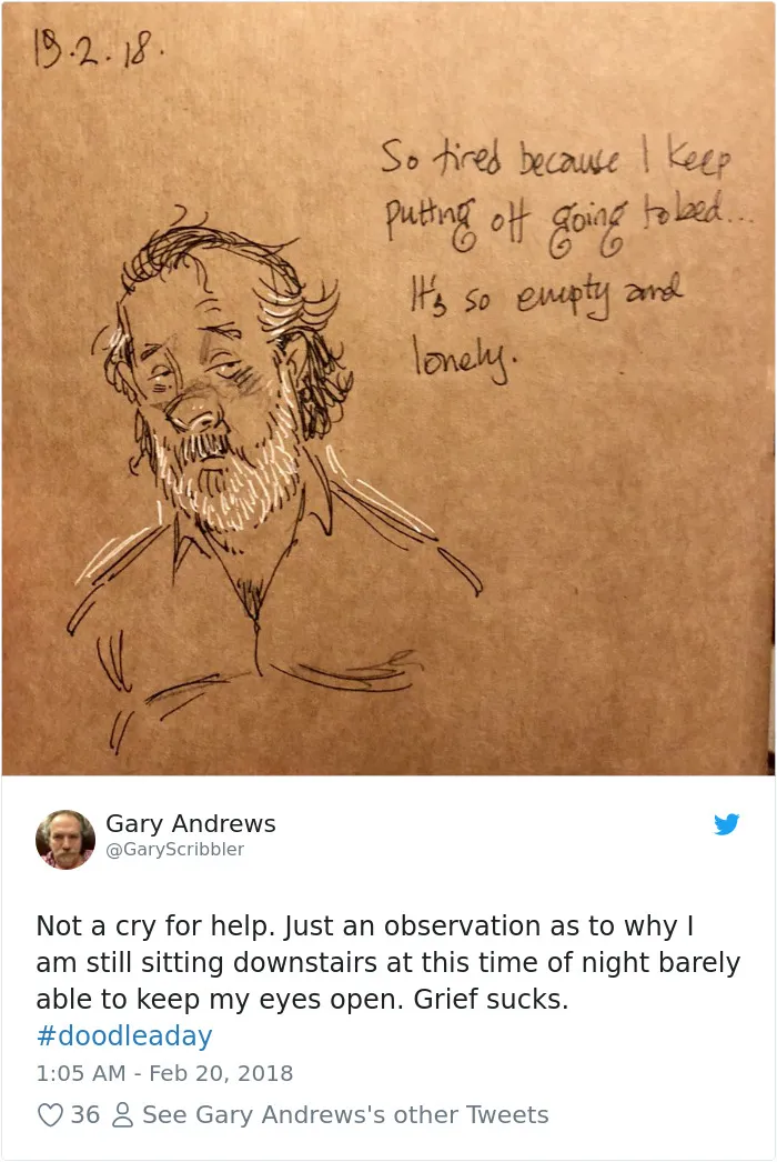 Disney Animator Illustrates Life With Two Children After His Wife Dies, And It Will Break Your Heart