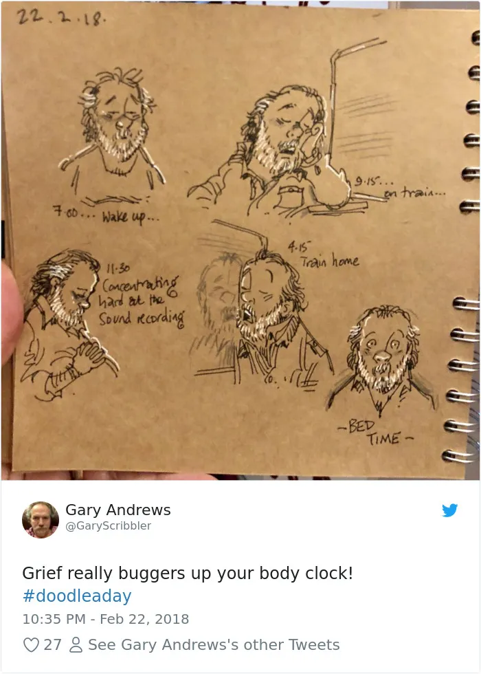Disney Animator Illustrates Life With Two Children After His Wife Dies, And It Will Break Your Heart