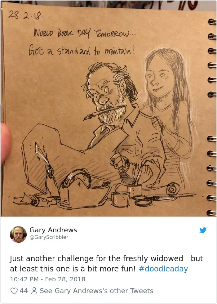 Disney Animator Illustrates Life With Two Children After His Wife Dies, And It Will Break Your Heart