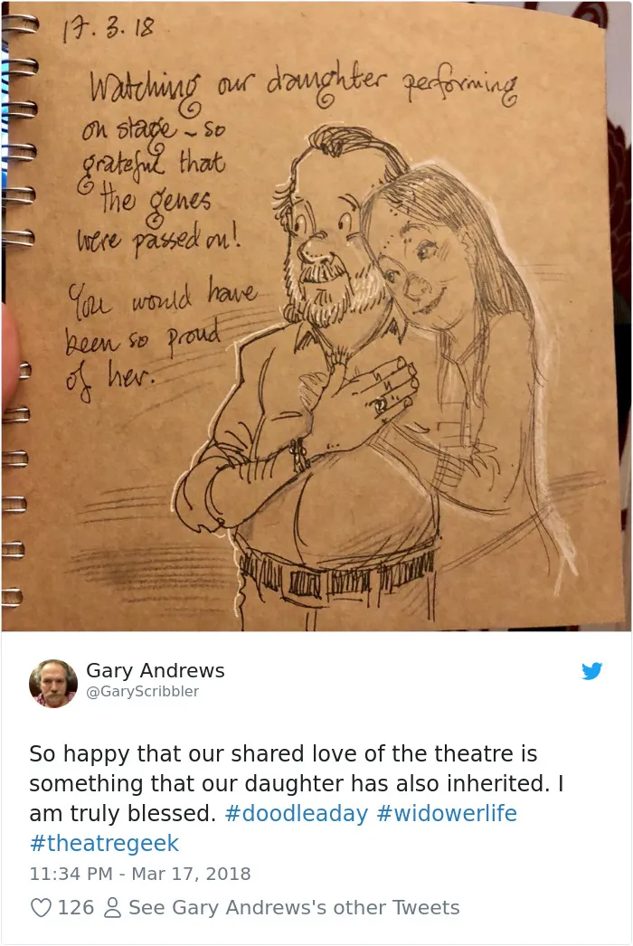 Disney Animator Illustrates Life With Two Children After His Wife Dies, And It Will Break Your Heart