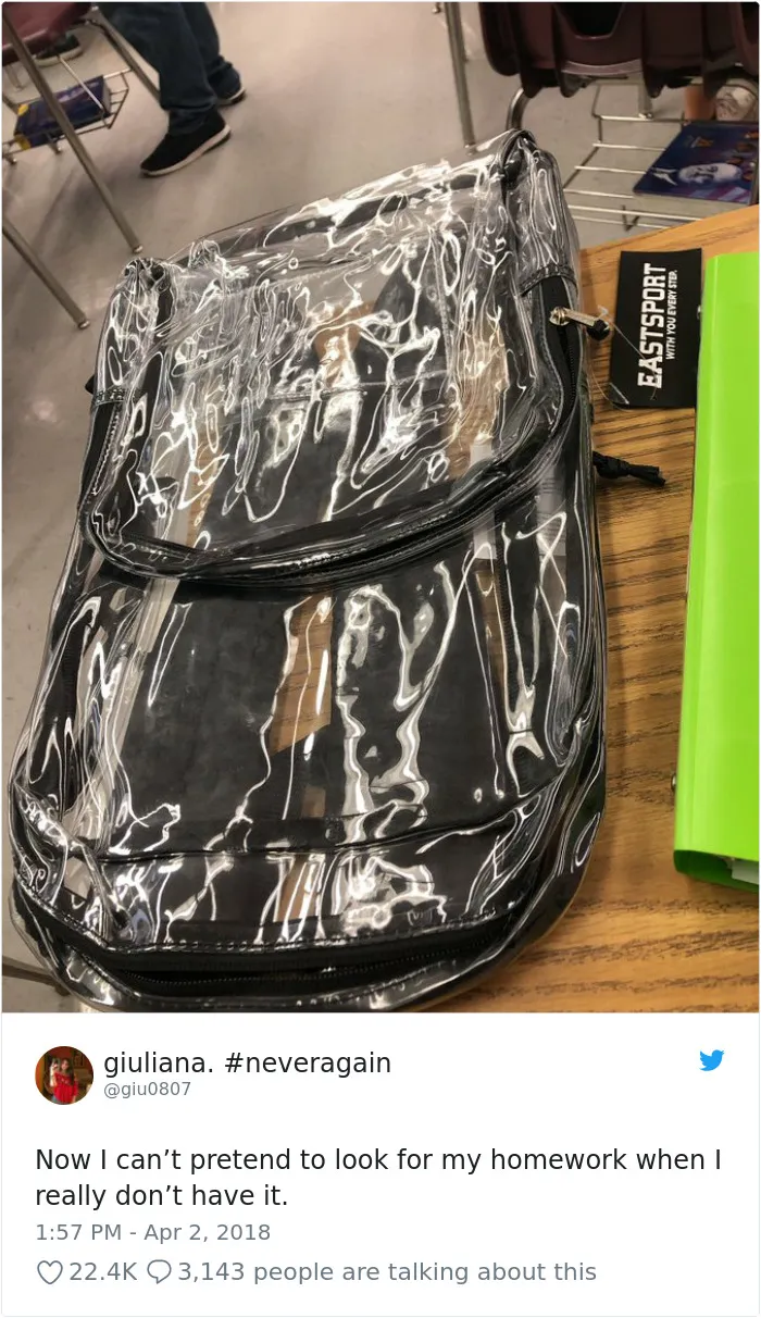 Parkland Students Are Trolling Their Mandatory Clear Backpacks By Carrying Things That Scare Conservatives The Most